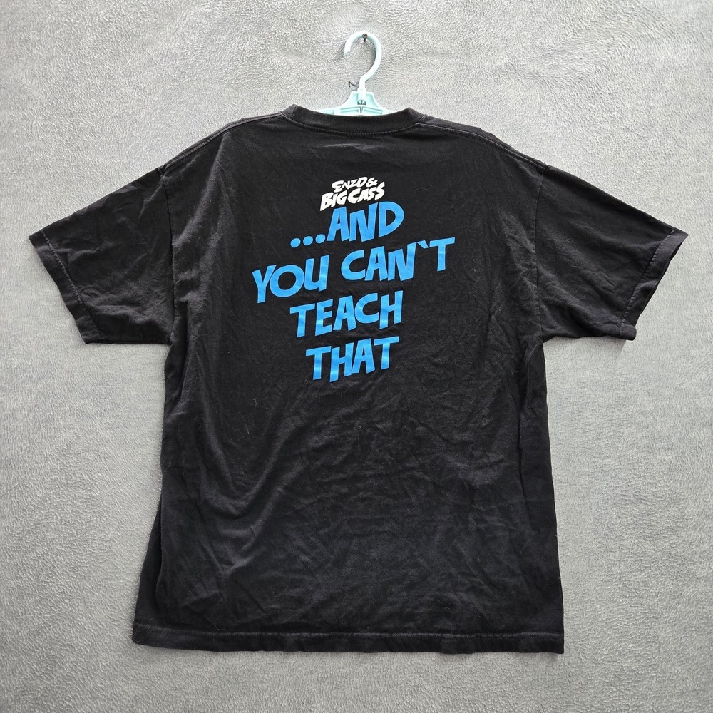 WWE Men Shirt XL Black Enzo & Big Cass Certified G Wrestling‎ Slogan